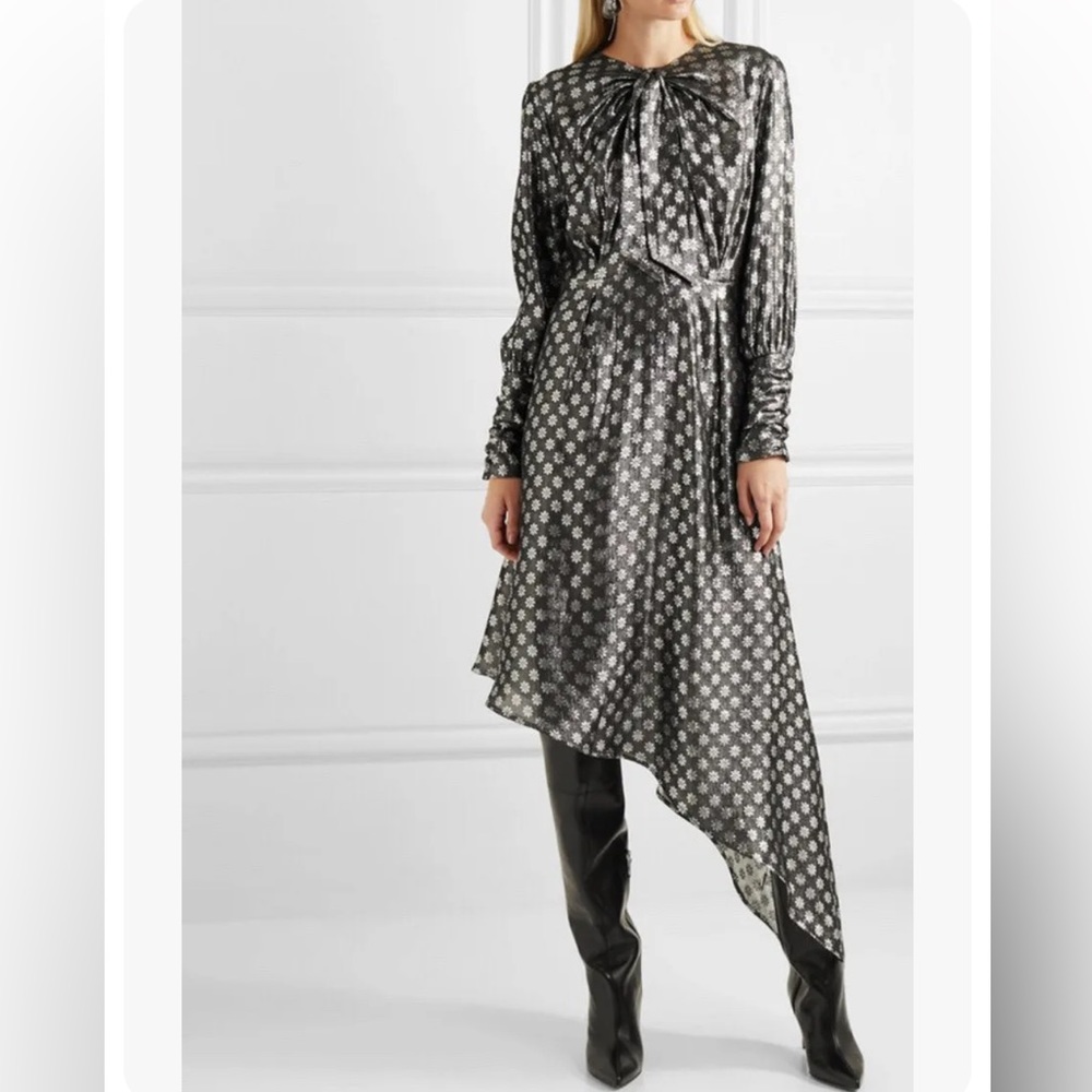 Dodo Bar Or asymmetrical silk dress size 40
